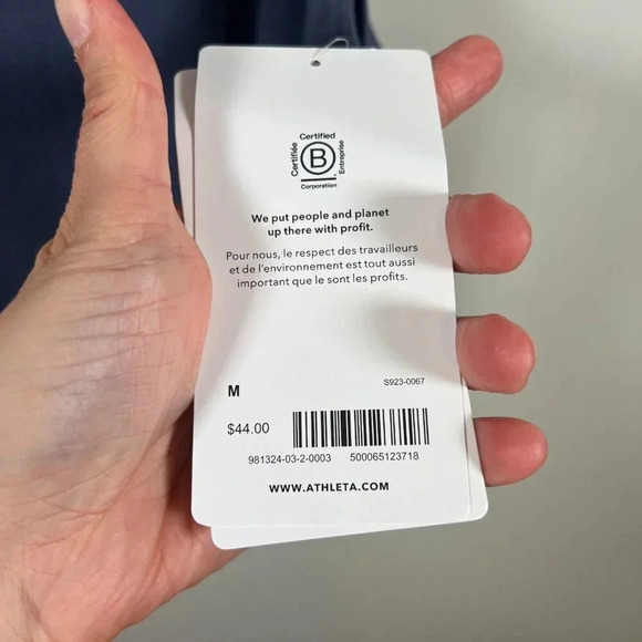 Athleta Well Rested Sleeveless Ribbed Sleep Tank Top Size Medium Blue Comfy - Picture 5 of 10